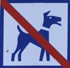 Hundförbud, symbol
