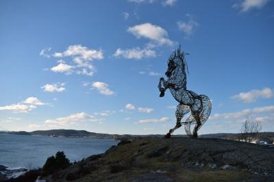 Skulpturen Syrian Horse