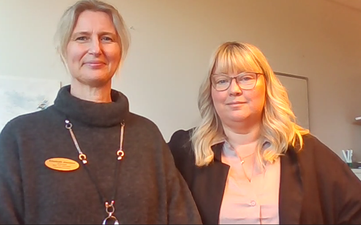 Kurator Elisabeth Alenklint och socialpedagog Maria Kjel, två av dem som drivit ANDTS-veckan på Sommarhemsskolan.