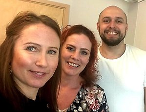 Miranda Gjelseth, Unni Norén och Jasmin Nuhanovic är samordnare i Drogfri Ungdom